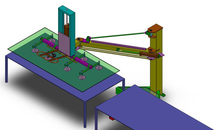 ald摆臂上料机械手-上海汉尔得自动化科技有限公司
